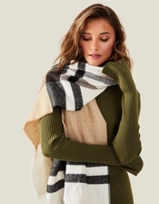 Check Blanket Scarf, , large