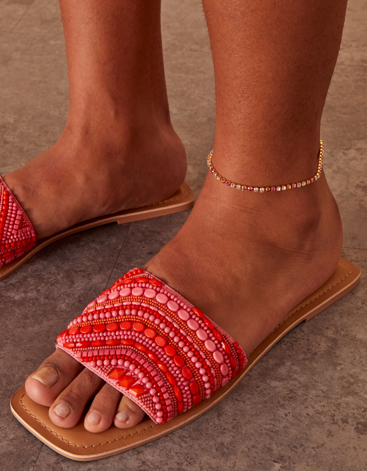 Tennis chain best sale anklet
