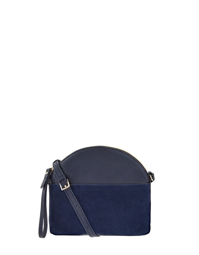 Danie Dome Leather Cross-Body Bag, , large