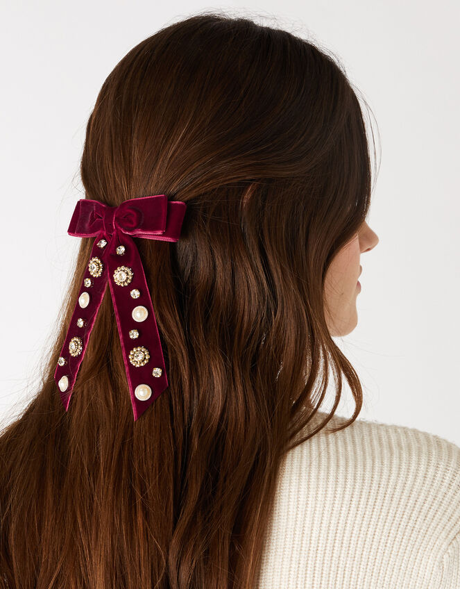 Isabella Embellished Bow Barrette | Hair bands & Scrunchies | Accessorize  ROI