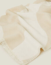 Swirl Print Blanket Scarf, , large