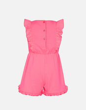 Girls Tassel Playsuit, Multi (BRIGHTS-MULTI), large