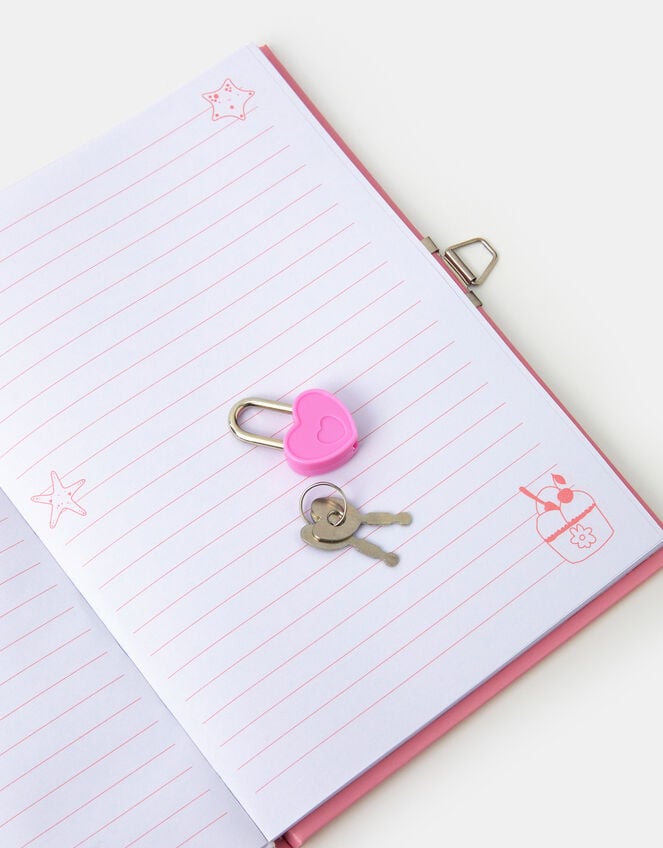 Girls Summer Vibe Lockable Notebook, , large