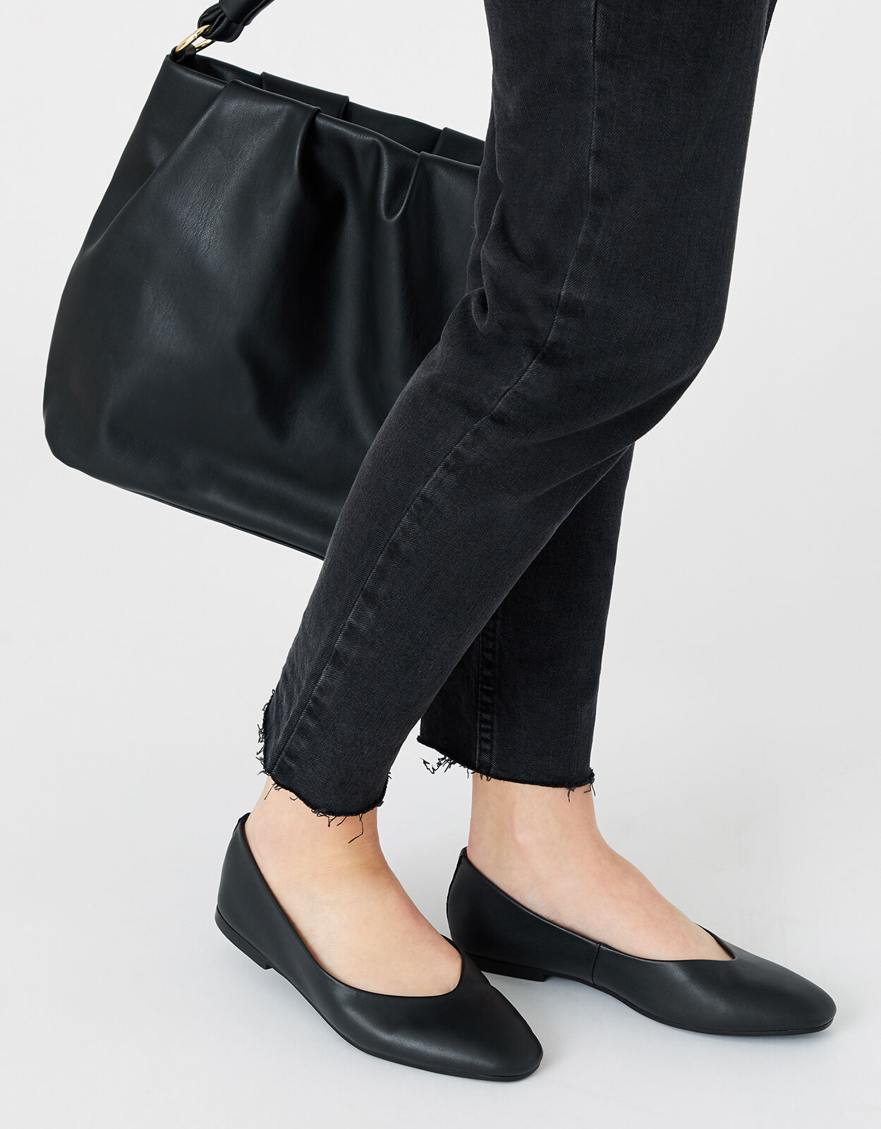 Super Soft Leather Loafers Black