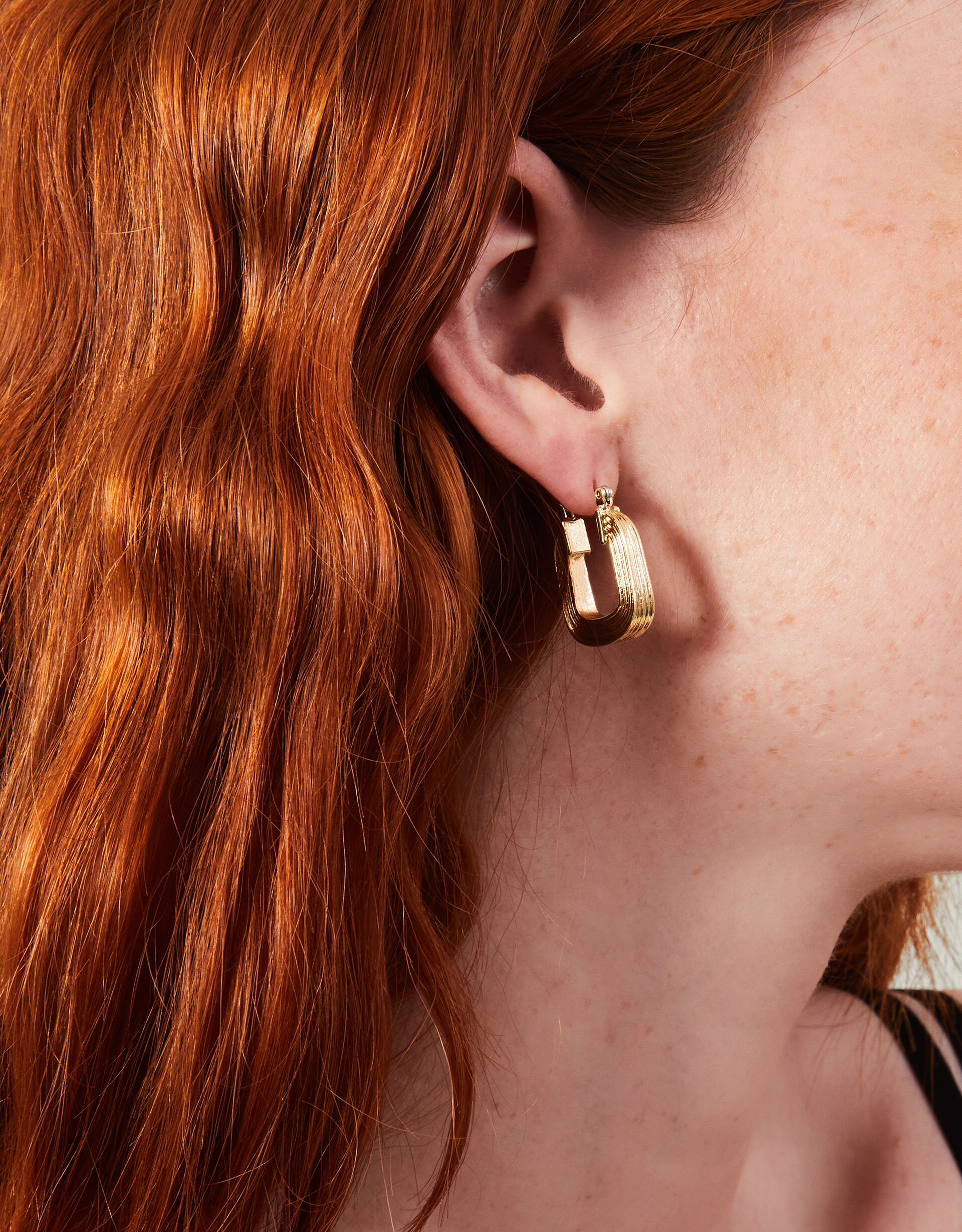 SS Square Hoop Earrings