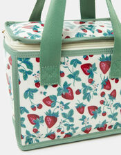 Strawberry Print Lunch Bag, , large
