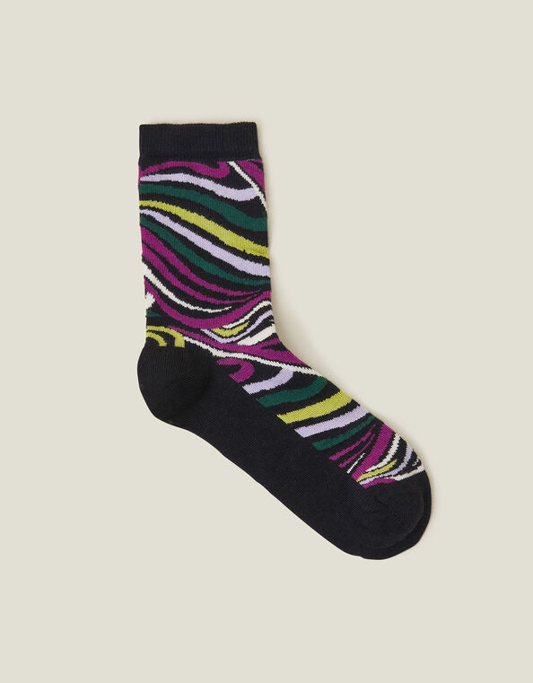 Swirl Print Socks, , large