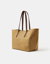 Suedette Tote Bag, , large