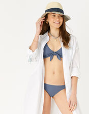 Kos Mix Weave Fedora , Blue (NAVY), large