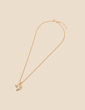 14ct Gold-Plated Heart Locket Pendant Necklace, , large