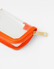 Small Face Covering Pouch Bag, Orange (ORANGE), large
