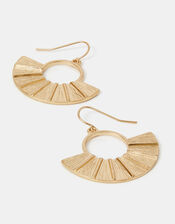 Fan Drop Earrings, , large