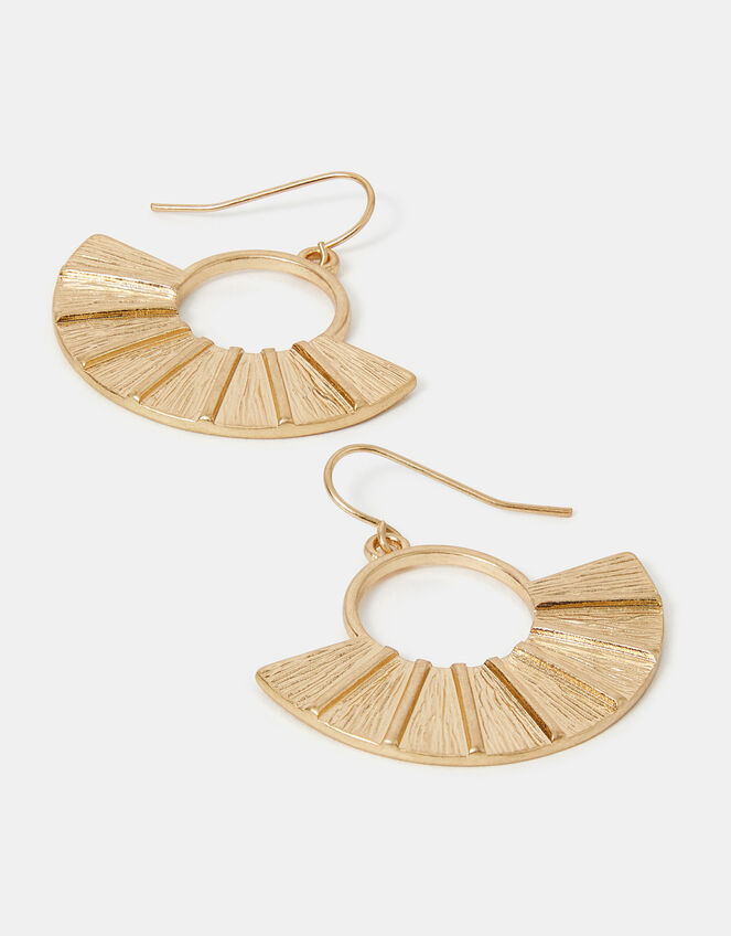 Fan Drop Earrings, , large