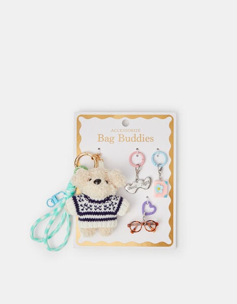 Snuggle Pup Bag Charm, , large