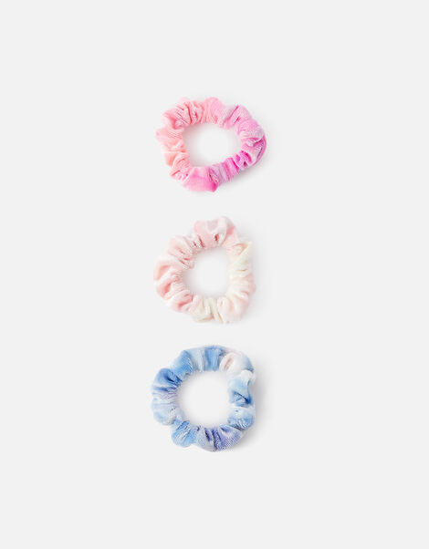 Girls Velvet Scrunchies Set of Three, , large