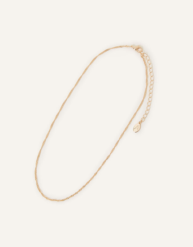 Twist Chain Necklace, Gold (GOLD), large