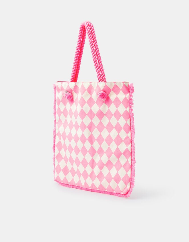 Girls Embellished Ice Cream Tote Bag, , large