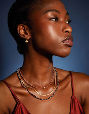 14ct Gold-Plated Omega Chain Necklace, , large