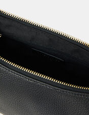 Crescent Shoulder Bag, Black (BLACK), large