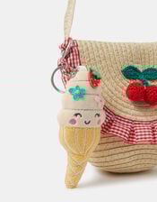 Girls Ice Cream Bag Charm, , large