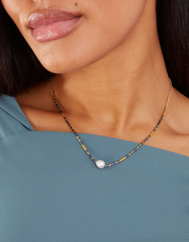 Mini bead necklace clearance