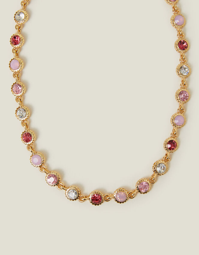 Eclectic Gem Collar Necklace, , large