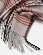 London Check Blanket Scarf, , large