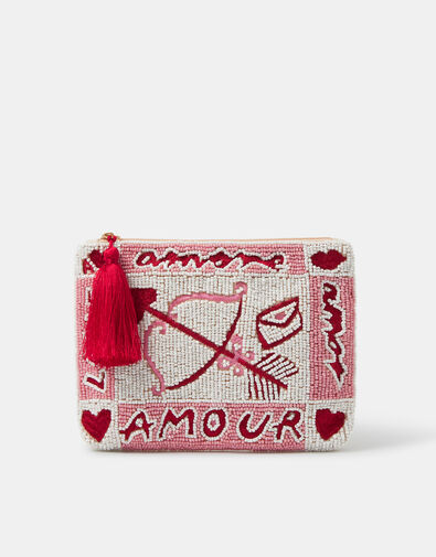 Beaded Valentines Pouch, , large