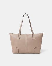 Plain Tote Bag, Brown (MOCHA), large
