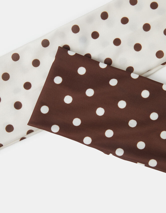 2-Pack Polka Dot Bando Headbands, , large