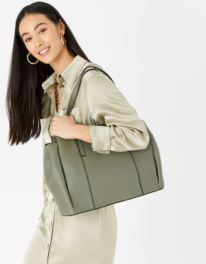 Lauren Work Bag, Green (KHAKI), large