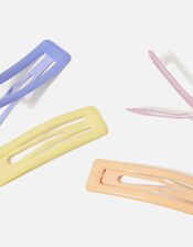 Rectangle Snap Hair Clips 4 Pack, , large