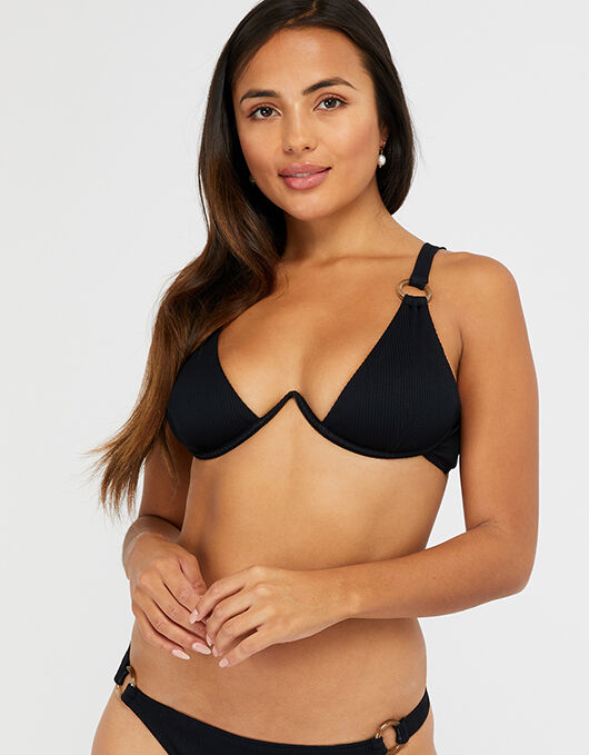 Black monowire bikini clearance