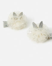 Bunny Hair Clip Twinset, , large