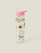 Girls Unicorn Flip Straw Water Bottle, , large