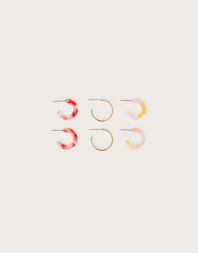 Marbled Resin Hoops Set of Three, , large