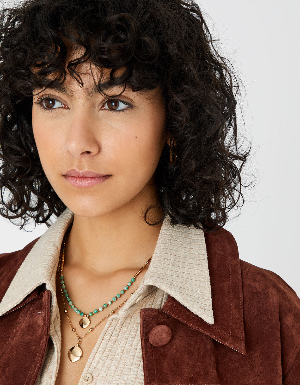 Turquoise layered necklace sale