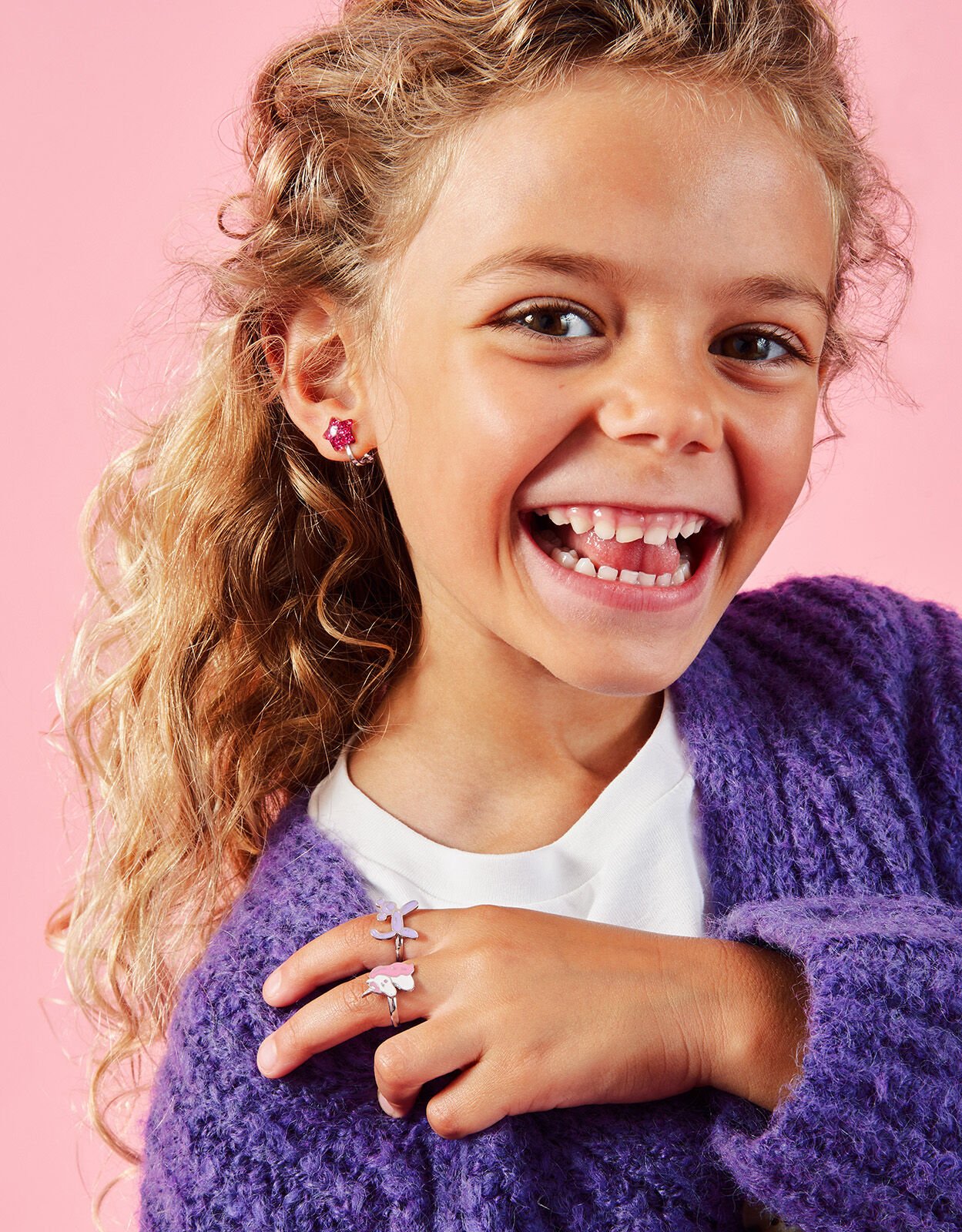 Little girl unicorn earrings on sale