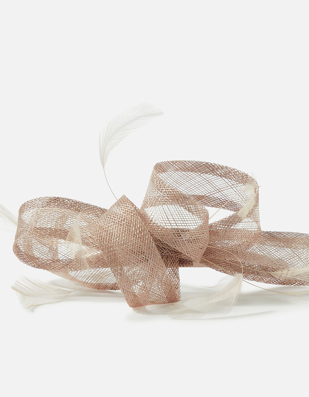 Lucy Loop Band Crin Fascinator Mink 