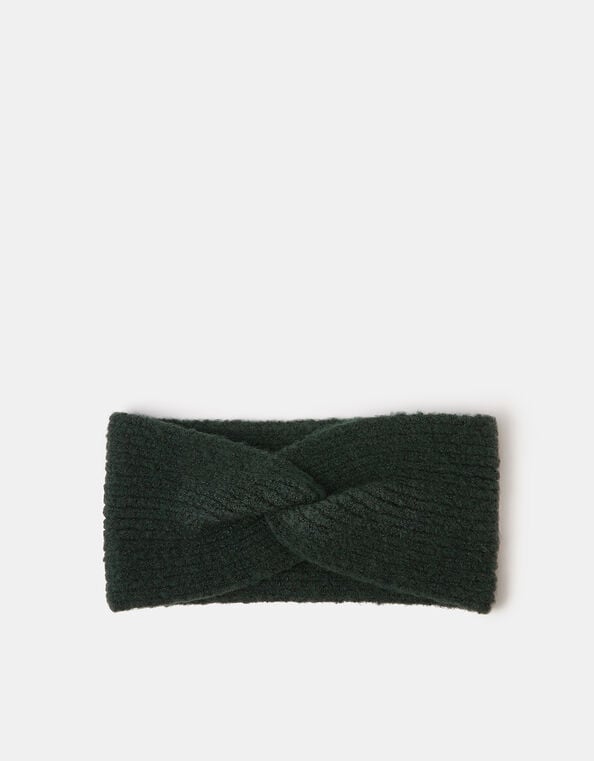 Soft Knit Bando Headband, Green (GREEN), large