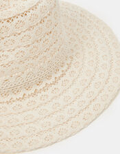 Lace Fedora Hat, , large