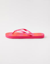 Stripe Print Flip Flops, Multi (BRIGHTS-MULTI), large