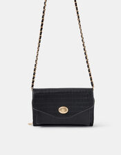 Compact Twist-Lock Crossbody Bag, , large