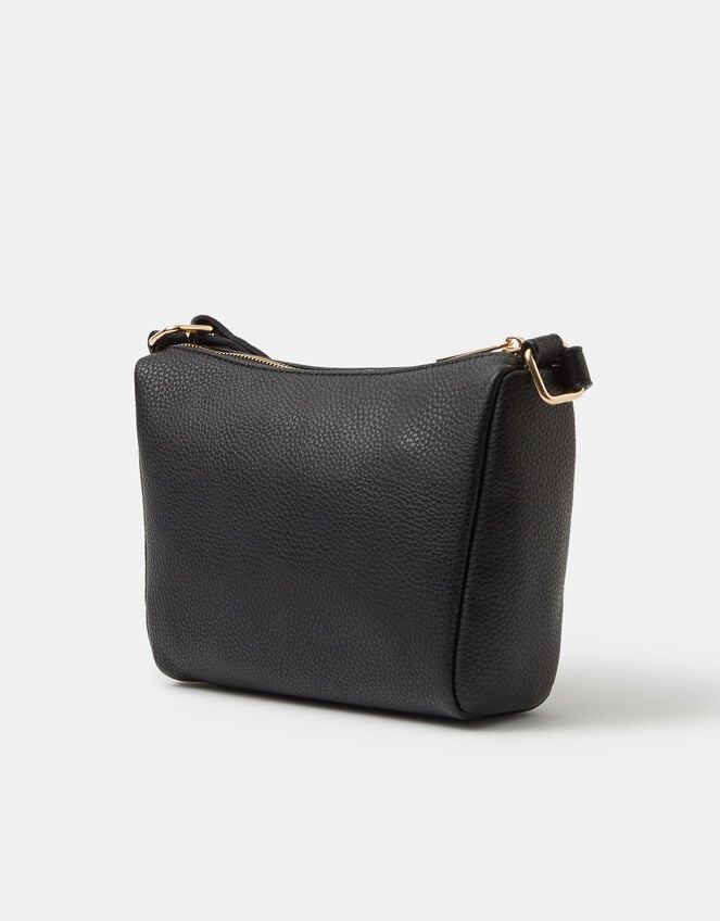 Double Zip Crossbody Bag, , large