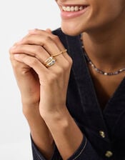 2-Pack Celestial Gem Rings, Gold (GOLD), large