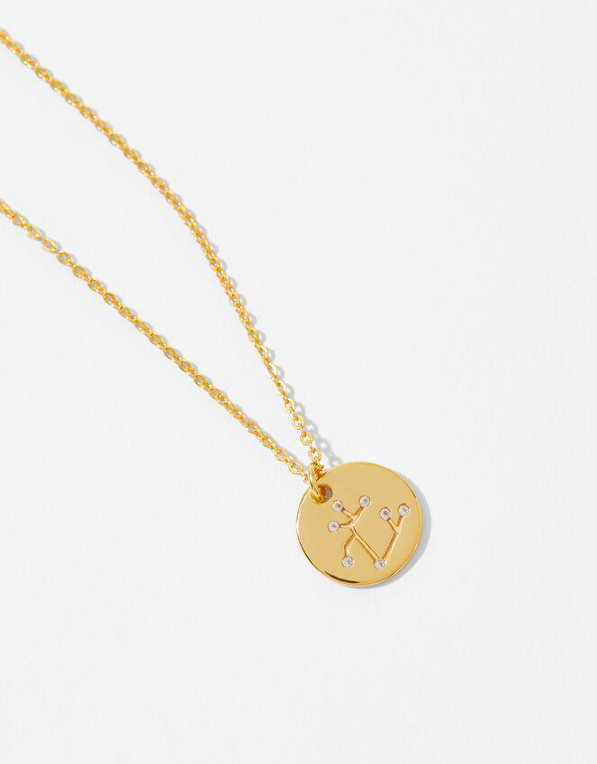 Gold Vermeil Constellation Necklace - Sagittarius, , large
