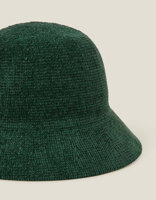Chenille Bucket Hat, Green (GREEN), large
