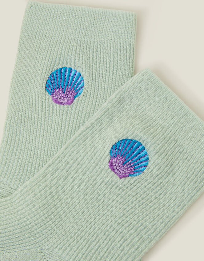 Shell Sparkle Socks, , large