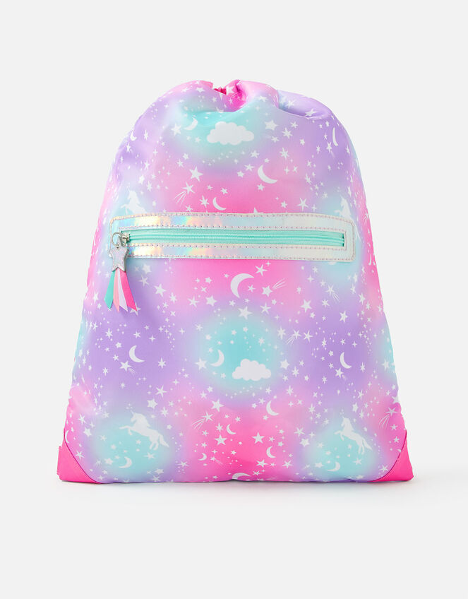 Cosmic Magic Print Drawstring Bag, , large