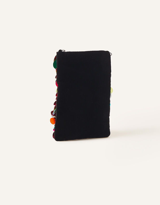 Sequin Phone Cross-Body Bag, , large